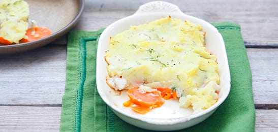 ovenschotel met vis en puree ovenschotel met vis en puree