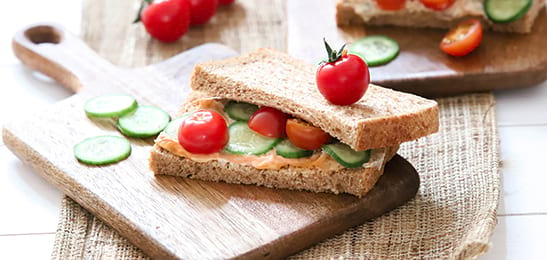 Recept van het Voedingscentrum: Sandwich met tonijnsalade