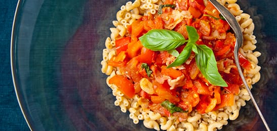 Recept van het Voedingscentrum: Pasta met tomaten