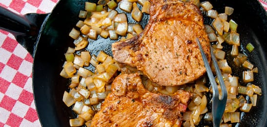 karbonade met tandoorisaus