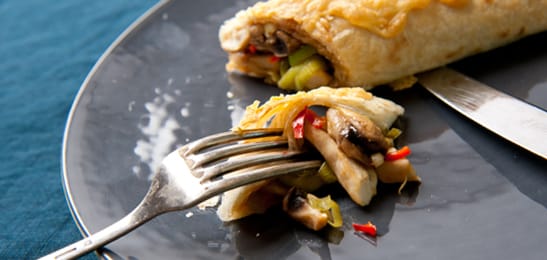 Recept van het Voedingscentrum: Tortilla met kip