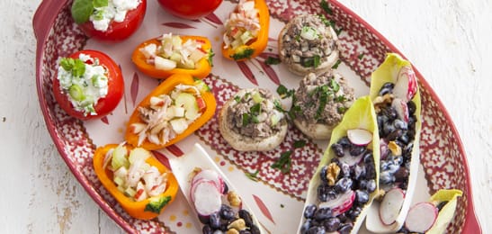 Recept van het Voedingscentrum: Gevulde snackpaprika