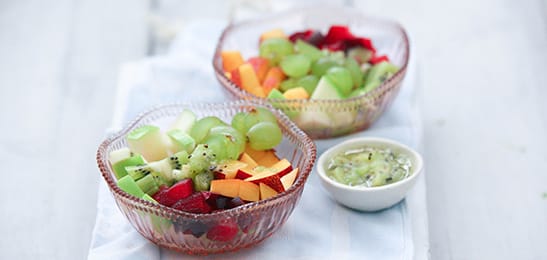 Afbeelding van Uitgelicht Recept: Fruitsalade met kiwidressing