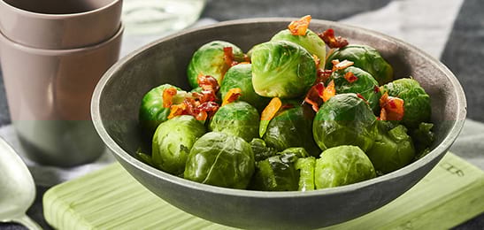 Recept van het Voedingscentrum: Spruitjes met uitjes