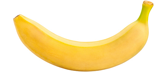 Banaan is een fruitsoort. Fruit staat in de Schijf van Vijf en geeft veel voordelen voor de gezondheid.