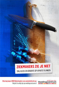 Ziekmakers zie je niet snijplank