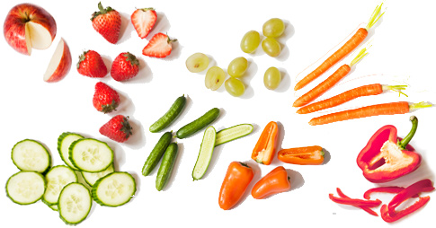 Fruit en groente: een goed tussendoortje voor je kind.