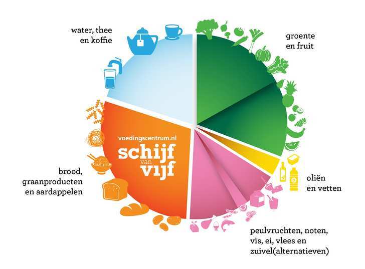 Schijf van Vijf met vakken