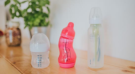Probeer uit welke fles het beste werkt voor je baby.